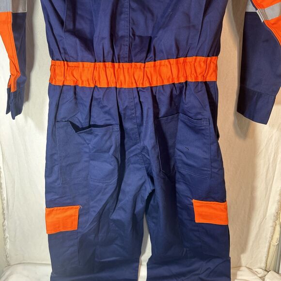 Kolossus Men Coveralls Enhanced Long Sleeve Blended Jumpsuit - Zippered Small - Picture 7 of 9